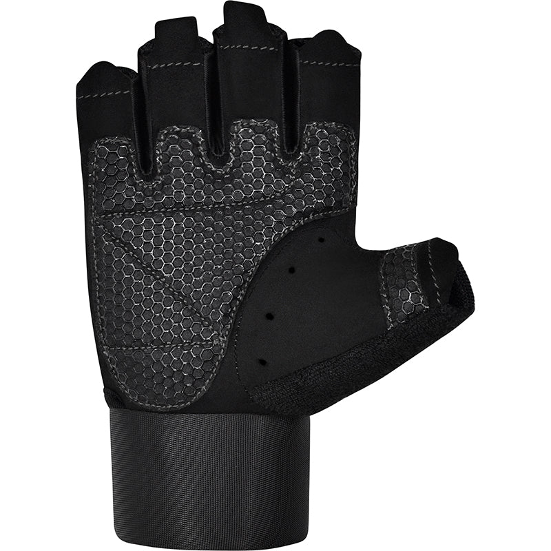 RDX W3 Workout Gym Gloves#color_grey