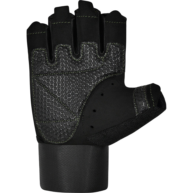 RDX W3 Workout Gym Gloves#color_army-green