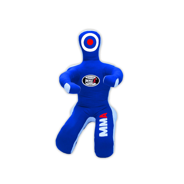 MNEX Pro Wrestling Dummy - Unfilled BJJ Training for All Ages (Black/Blue) - MNEX PRO FIGHTING LIMITED