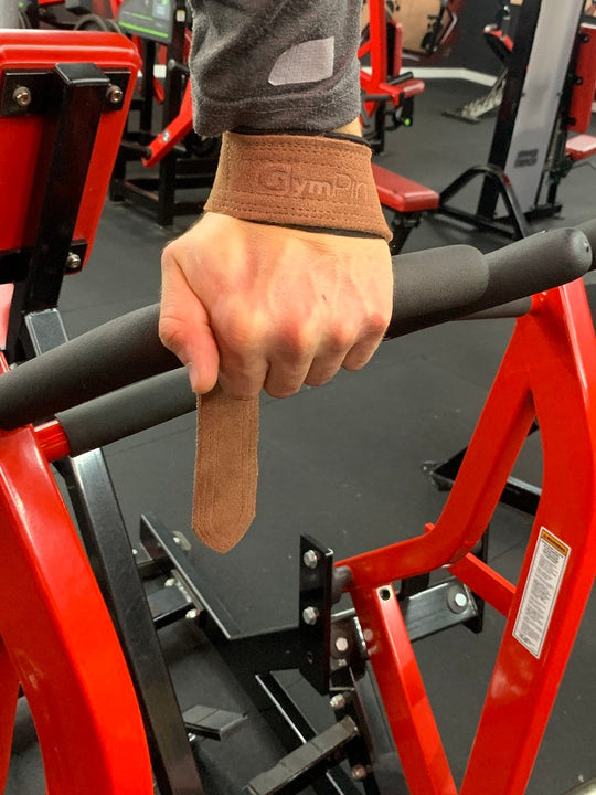 GymPin Padded Leather Weight Lifting Straps - MNEX PRO FIGHTING LIMITED