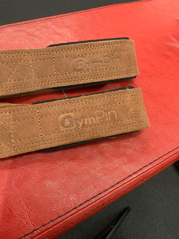 GymPin Padded Leather Weight Lifting Straps - MNEX PRO FIGHTING LIMITED