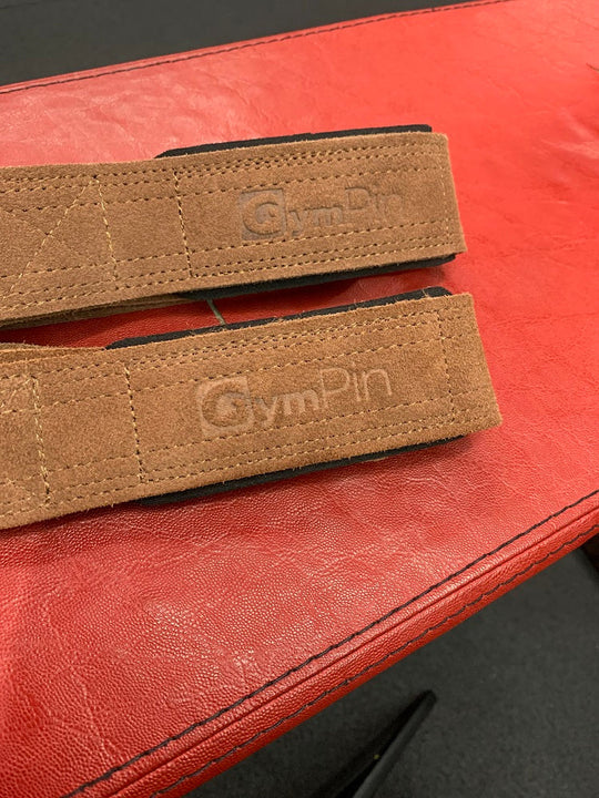 GymPin Padded Leather Weight Lifting Straps - MNEX PRO FIGHTING LIMITED