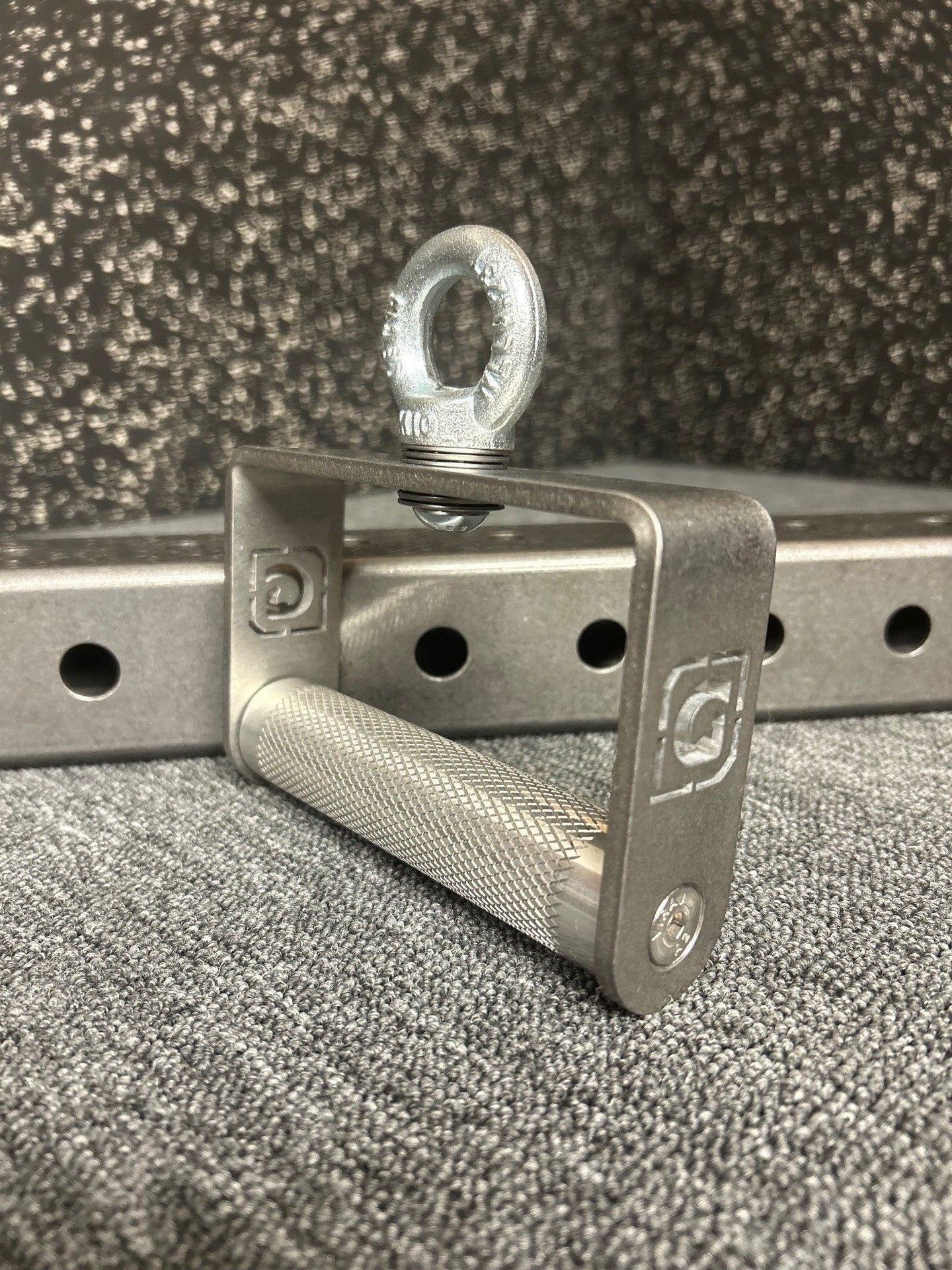 Fixed Roller D Handle by GymPin - STAINLESS STEEL - MNEX PRO FIGHTING LIMITED