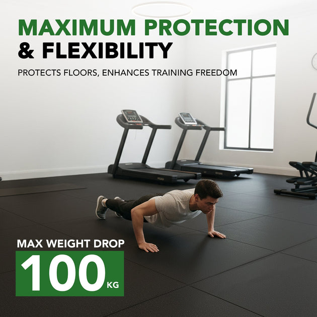 11mm Sprung PRO Heavy Duty Gym Rubber Mats - MNEX PRO FIGHTING LIMITED