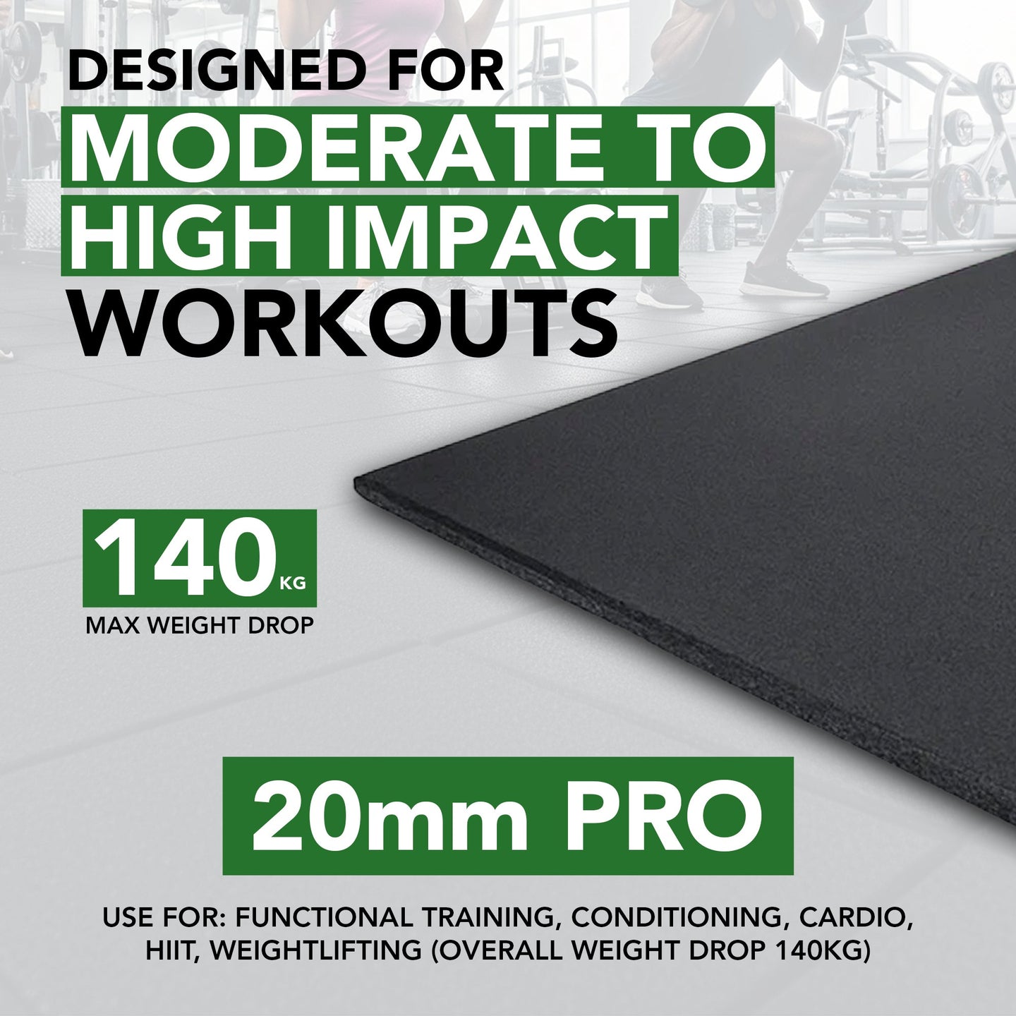 20mm Rubber PRO Gym Flooring | Heavy-Duty with Smooth Top Surface – UK's Highest Rated - MNEX PRO FIGHTING LIMITED