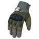 Men's Touchscreen Hiking Gloves - Waterproof Outdoor Sports Gloves Size - S-M-L-XL Green.