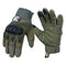 Men's Touchscreen Hiking Gloves - Waterproof Outdoor Sports Gloves Size - S-M-L-XL Green.