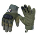 Men's Touchscreen Hiking Gloves - Waterproof Outdoor Sports Gloves Size - S-M-L-XL Green.