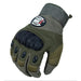 Men's Touchscreen Hiking Gloves - Waterproof Outdoor Sports Gloves Size - S-M-L-XL Green.