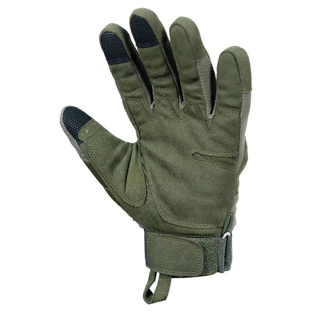 Men's Touchscreen Hiking Gloves - Waterproof Outdoor Sports Gloves Size - S-M-L-XL Green.