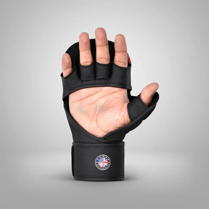 RDX Grappling Gloves Shooter Aura F-17#color_redblack