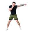 T16 2-in-1 Compression MMA Shorts #color_army-green