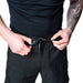 T16 2-in-1 Compression MMA Shorts #color_black