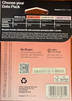 Three UK Prepaid SIM Card | £10 Loaded - 40GB 5G Data, Unlimited Mins/Texts - MNEX PRO FIGHTING LIMITED