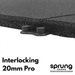 20mm Sprung PRO Interlocking Gym Tiles with Connection Inserts Included - MNEX PRO FIGHTING LIMITED