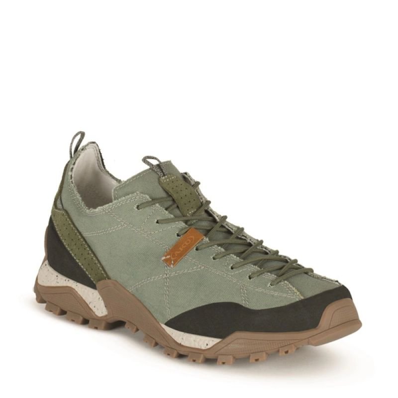 Aku Nativa Canvas Women's Hiking Shoes Model 647 091, Green - MNEX PRO FIGHTING LIMITED