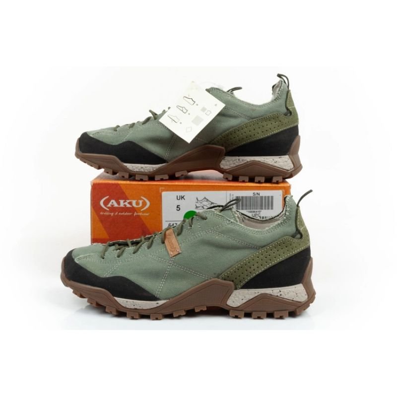 Aku Nativa Canvas Women's Hiking Shoes Model 647 091, Green - MNEX PRO FIGHTING LIMITED