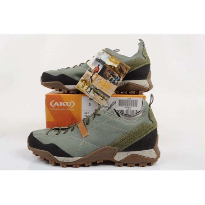 Aku Nativa Canvas Women's Hiking Shoes Model 647 091, Green - MNEX PRO FIGHTING LIMITED