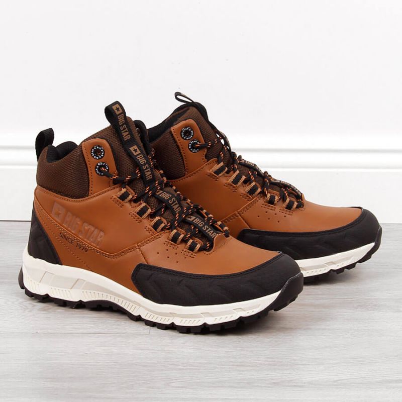 Big Star Jr II274453 Uninsulated Hiking Boots for Boys in Camel Brown - MNEX PRO FIGHTING LIMITED