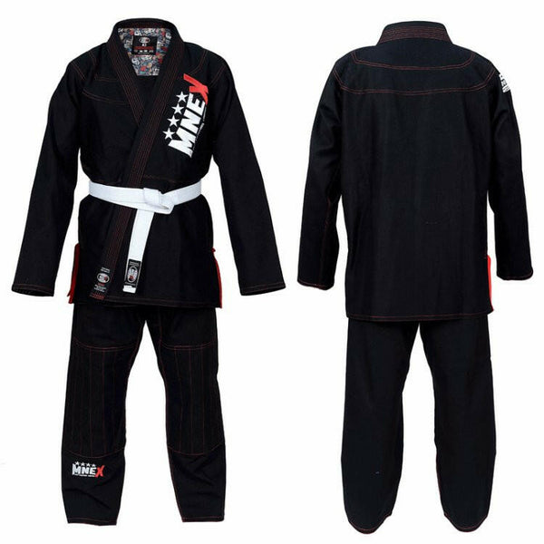 Black Brazilian Jiu Jitsu Suits for Men's BJJ Gi Kids/Adult BJJ Suit Kimono 450Gsm.