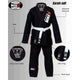 Black Brazilian Jiu Jitsu Suits for Men's BJJ Gi Kids/Adult BJJ Suit Kimono 450Gsm.