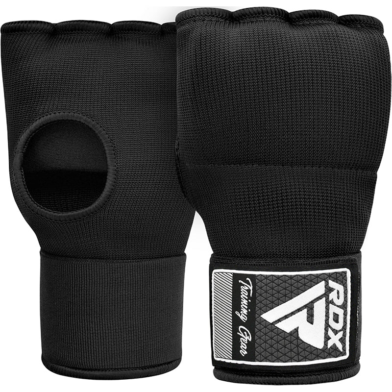 RDX IS Gel Padded Inner Gloves Hook & Loop Wrist Strap for Knuckle Protection OEKO-TEXÂ®Â Standard 100 certified#color_black