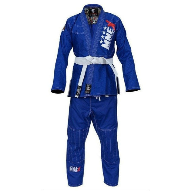 Blue Brazilian Jiu Jitsu Suits for Men's BJJ Gi Kids/Adult BJJ Suit Kimono 450Gsm.