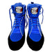 Boxing, MMA shoes suede leather sole Rubber mesh breathable light weight Blue - MNEX PRO FIGHTING LIMITED
