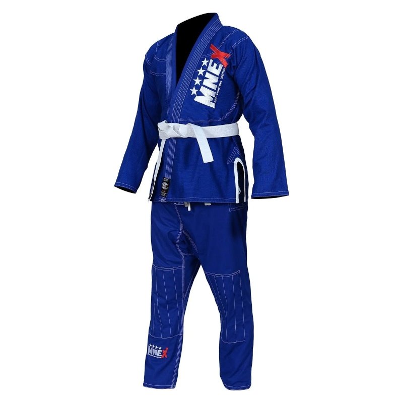 Brazilian Jiu Jitsu Suits for Men's BJJ Gi Kids/Adult BJJ Suit Kimono 450Gsm Blue,Black,White,Grey - MNEX PRO FIGHTING LIMITED