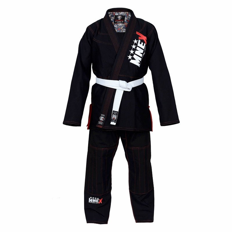 Brazilian Jiu Jitsu Suits for Men's BJJ Gi Kids/Adult BJJ Suit Kimono 450Gsm Blue,Black,White,Grey - MNEX PRO FIGHTING LIMITED