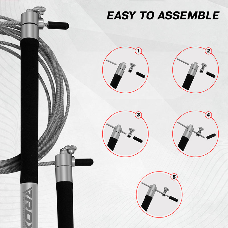 RDX C3 Corde Ãƒâ‚¬ Sauter Ajustable De 10.3FT Avec PoignÃƒÂ©es AntidÃƒÂ©rapantes