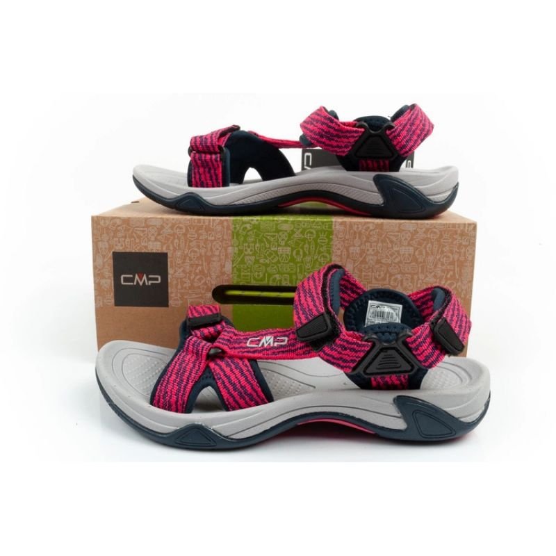 CMP Hamal Jr. Hiking Sandals 38Q9954 32CG for Youth, Pink and Navy Blue - MNEX PRO FIGHTING LIMITED