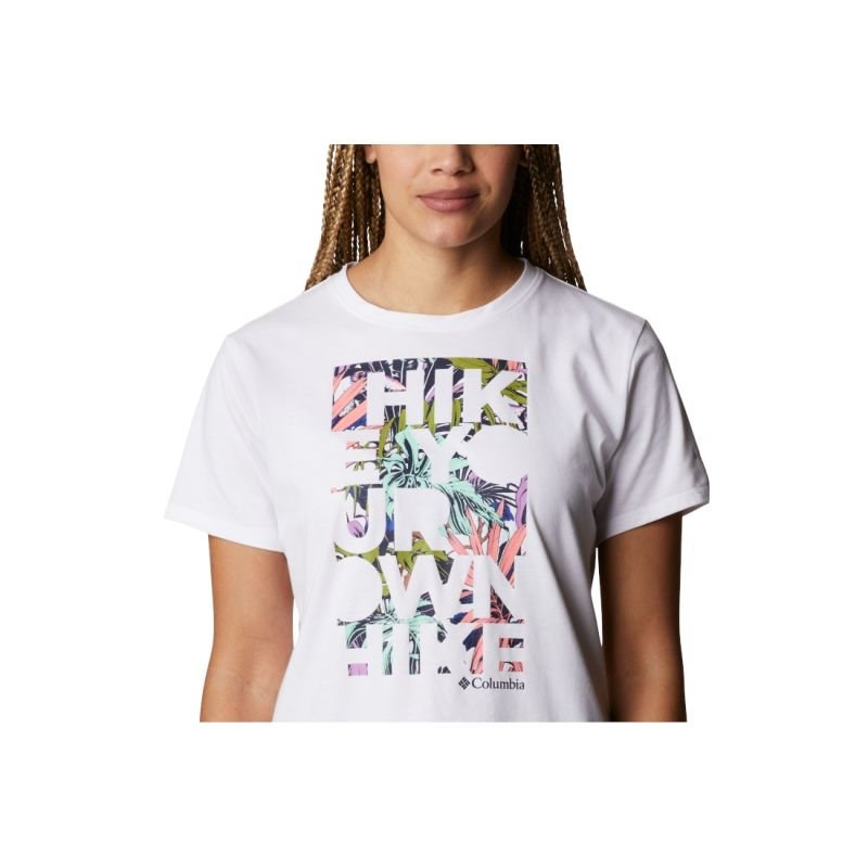 Columbia Sun Trek W Graphic Tee W 1931753 103 - MNEX PRO FIGHTING LIMITED