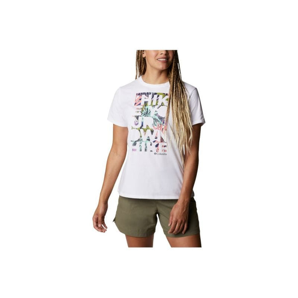 Columbia Sun Trek W Graphic Tee W 1931753 103 - MNEX PRO FIGHTING LIMITED