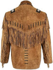 Cowboy Western Jacket Authentic Suede Western - Inspired Leather Jacket - Native American Fringe Coat - MNEX PRO FIGHTING LIMITED