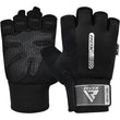 RDX W1 Gym Workout Gloves#color_black