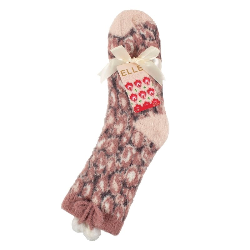 Elle Ladies Sherpa Lined Grip Socks - Warm Fluffy Cosy Non-Slip Comfort - MNEX PRO FIGHTING LIMITED