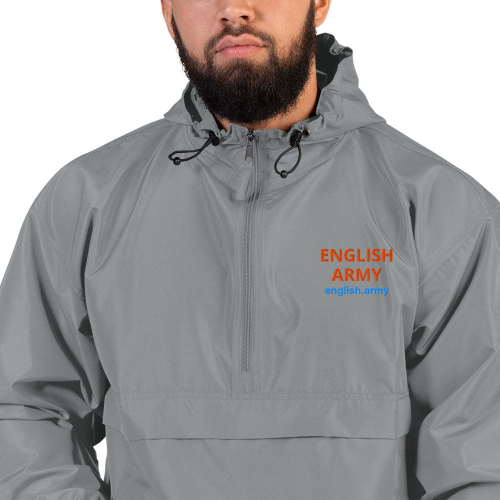 ENGLISH ARMY - Embroidered Champion Packable Jacket - MNEX PRO FIGHTING LIMITED