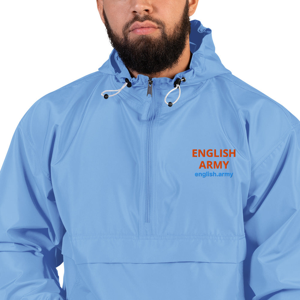 ENGLISH ARMY - Embroidered Champion Packable Jacket - MNEX PRO FIGHTING LIMITED