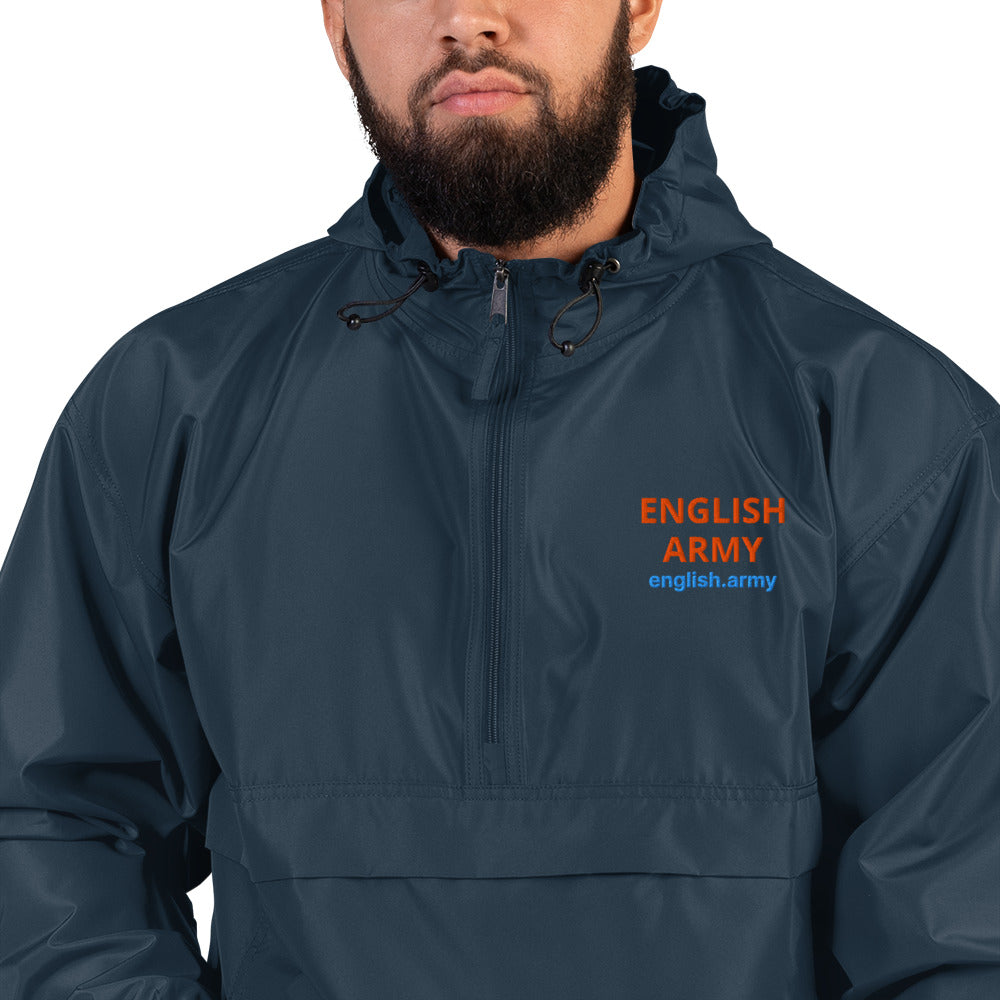 ENGLISH ARMY - Embroidered Champion Packable Jacket - MNEX PRO FIGHTING LIMITED