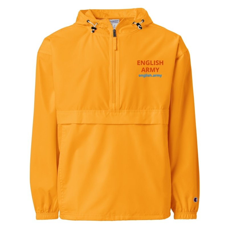 ENGLISH ARMY - Embroidered Champion Packable Jacket - MNEX PRO FIGHTING LIMITED