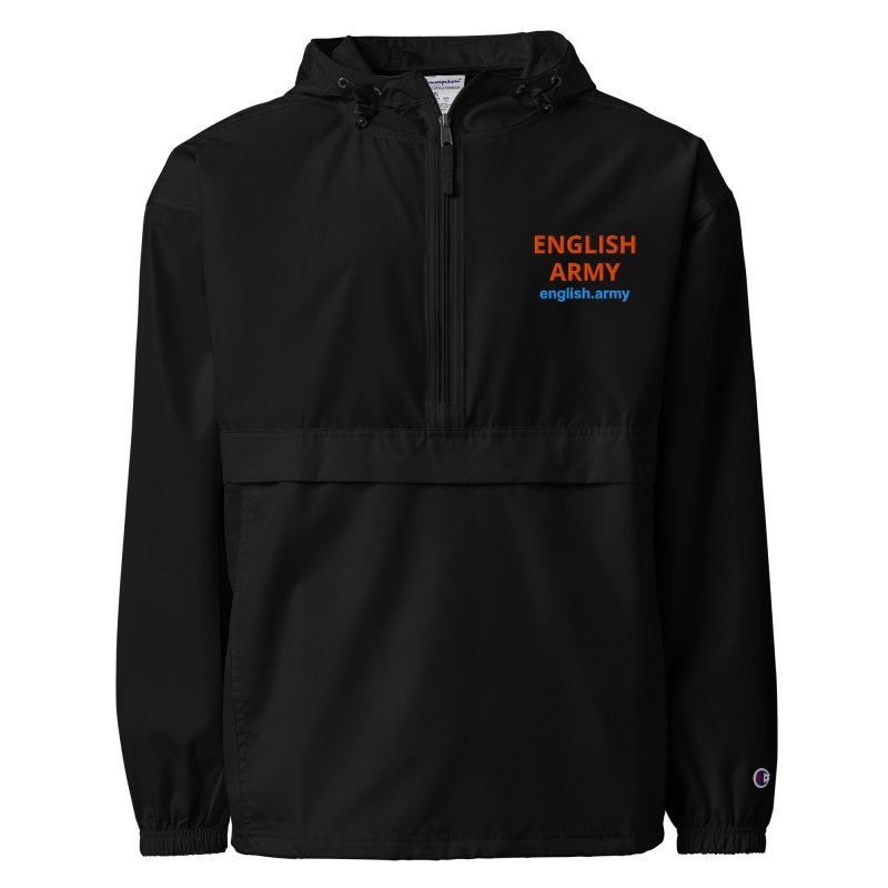 ENGLISH ARMY - Embroidered Champion Packable Jacket - MNEX PRO FIGHTING LIMITED