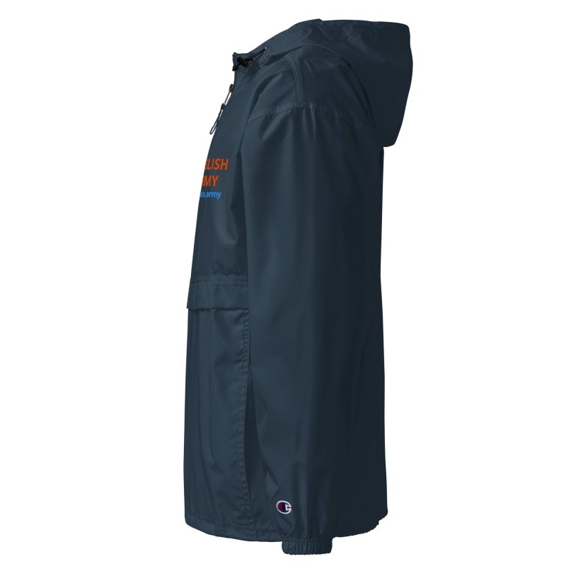 ENGLISH ARMY - Embroidered Champion Packable Jacket - MNEX PRO FIGHTING LIMITED
