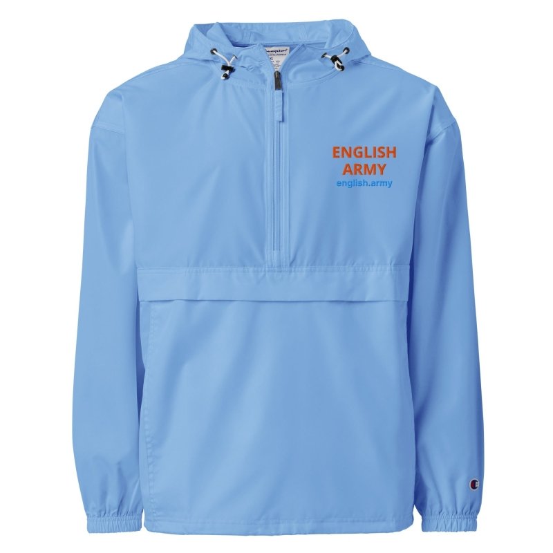 ENGLISH ARMY - Embroidered Champion Packable Jacket - MNEX PRO FIGHTING LIMITED