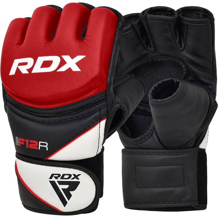 RDX F12 MMA Grappling Gloves#color_red