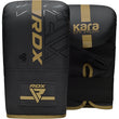 RDX F6 KARA Bag Gloves 4oz Black#color_golden