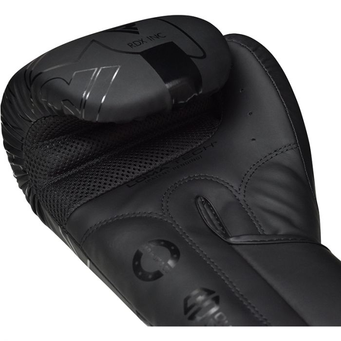 RDX F6 Kara Boxing Training Gloves Black#color_black