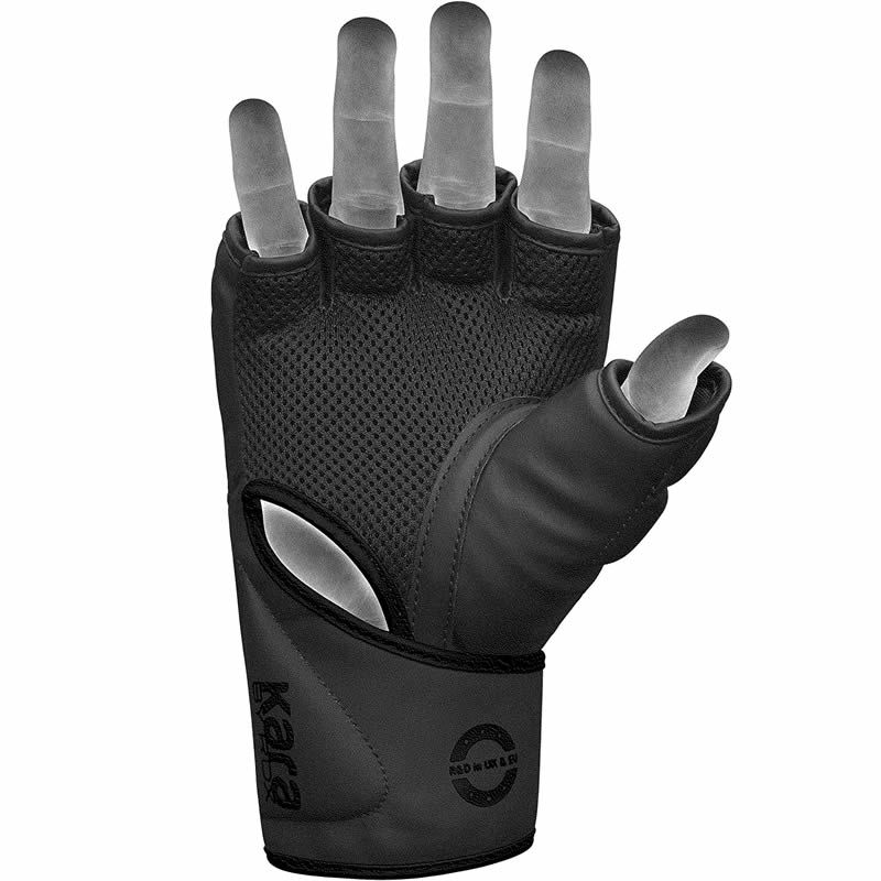 RDX F6 KARA MMA Grappling Gloves#color_black