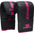 RDX F6 KARA Bag Gloves 4oz Black#color_pink