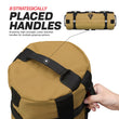 RDX F6 6FT KARA FREE-STANDING PUNCH BAG WITH MITTS SET#color_khaki